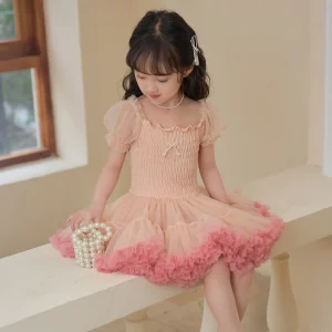 Summer New Girls' Dress – Fluffy Tutu Princess Skirt For Children, Versatile Outfit For Children's Day